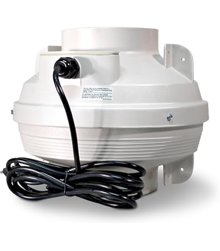 Suncourt 4-Inch Centrax Inline Centrifugal Fan — Quiet Duct